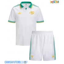 Camisa de time de futebol AS Roma Replicas 3º Equipamento Infantil 2025-26 Manga Curta (+ Calças curtas)